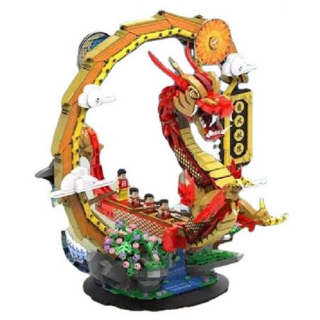 HAPPY BUILD SHINEYU XINYU YC-50004 50004 YC50004 non  LONGTENG BỐN BIỂN bộ đồ chơi xếp lắp ráp ghép mô hình  Kỹ Thuật Công Nghệ Cao Mô Hình Phương Tiện 2038 khối