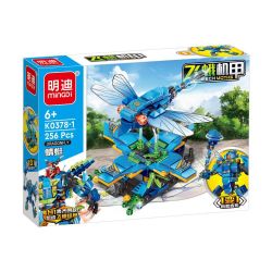 MINGDI LEIBAO K0378 0378 non  MOTH MECHA 4 TỔ HỢP CHUỒN KỲ LÂN ONG BƯỚM SỪNG bộ đồ chơi xếp lắp ráp ghép mô hình MECH MOTHS 991 khối