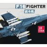 JIESTAR 61029 non  MÁY BAY CHIẾN ĐẤU F-16 bộ đồ chơi xếp lắp ráp ghép mô hình Military Army F16 Quân Sự Bộ Đội 753 khối