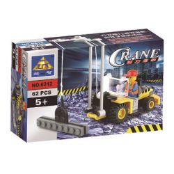 Bozhi 6212 non  CẦN CẨU MẠNH MẼ bộ đồ chơi xếp lắp ráp ghép mô hình City CRANE Thành Phố 62 khối