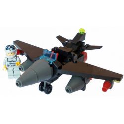 Bozhi 6312 non  BỊT BOM ĐẠI BÀNG ĐEN bộ đồ chơi xếp lắp ráp ghép mô hình Military Army Quân Sự Bộ Đội 81 khối