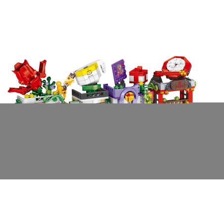 MINGDI LEIBAO K0367 0367 non  4 LOẠI CABIN DIY bộ đồ chơi xếp lắp ráp ghép mô hình Creator DIY HOUSE Sáng Tạo 945 khối