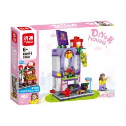 MINGDI LEIBAO K0367 0367 non  4 LOẠI CABIN DIY bộ đồ chơi xếp lắp ráp ghép mô hình Creator DIY HOUSE Sáng Tạo 945 khối