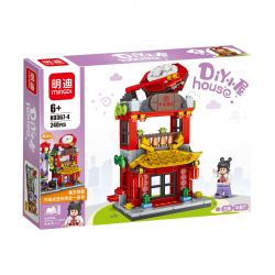 MINGDI LEIBAO K0367 0367 non  4 LOẠI CABIN DIY bộ đồ chơi xếp lắp ráp ghép mô hình Creator DIY HOUSE Sáng Tạo 945 khối