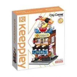 KEEPPLEY K28004 28004 non  QUÁN CÀ PHÊ ICHICHOME bộ đồ chơi xếp lắp ráp ghép mô hình CITY CORNER