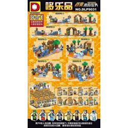 DUO LE PIN DLP9031 9031 non  THẾ GIỚI CỦA TÔI LÀ 8 bộ đồ chơi xếp lắp ráp ghép mô hình Minecraft Game Xây Dựng