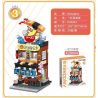 KEEPPLEY K28004 28004 non  QUÁN CÀ PHÊ ICHICHOME bộ đồ chơi xếp lắp ráp ghép mô hình CITY CORNER