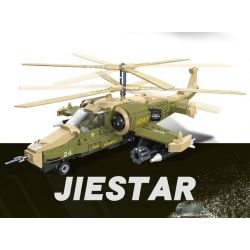 JIESTAR 61027 non  TRỰC THĂNG VŨ TRANG KA-50 bộ đồ chơi xếp lắp ráp ghép mô hình Military Army KA50 Quân Sự Bộ Đội 356 khối