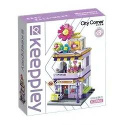 KEEPPLEY K28003 28003 non  CỬA HÀNG HƯƠNG LIỆU THƠM bộ đồ chơi xếp lắp ráp ghép mô hình CITY CORNER