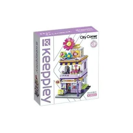 KEEPPLEY K28003 28003 non  CỬA HÀNG HƯƠNG LIỆU THƠM bộ đồ chơi xếp lắp ráp ghép mô hình CITY CORNER