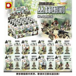 DUO LE PIN DLP9036 9036 non  NHỮNG BỤI CÂY CỦA CUỘC TẤN CÔNG KHỦNG BỐ 8 MÔ HÌNH bộ đồ chơi xếp lắp ráp ghép mô hình Collectable Minifigures Búp Bê Sưu Tầm