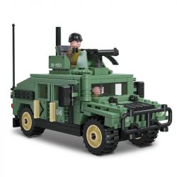 JIESTAR 61026 non  HUMVEE M1151 bộ đồ chơi xếp lắp ráp ghép mô hình Military Army Quân Sự Bộ Đội 357 khối