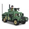 JIESTAR 61026 non  HUMVEE M1151 bộ đồ chơi xếp lắp ráp ghép mô hình Military Army Quân Sự Bộ Đội 357 khối