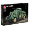 JIESTAR 61026 non  HUMVEE M1151 bộ đồ chơi xếp lắp ráp ghép mô hình Military Army Quân Sự Bộ Đội 357 khối
