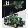 JIESTAR 61026 non  HUMVEE M1151 bộ đồ chơi xếp lắp ráp ghép mô hình Military Army Quân Sự Bộ Đội 357 khối