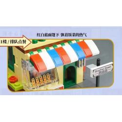 KEEPPLEY K28002 28002 non  NHÀ HÀNG TRÀ HỒNG KÔNG KEE bộ đồ chơi xếp lắp ráp ghép mô hình CITY CORNER