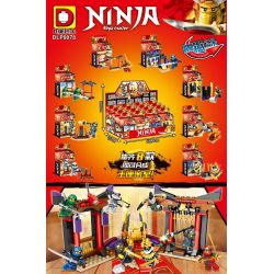 DUO LE PIN DLP9078 9078 non  XÁC NHẬN PHÒNG bộ đồ chơi xếp lắp ráp ghép mô hình The  Ninjago Movie Ninja Lốc Xoáy