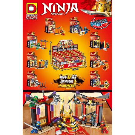 DUO LE PIN DLP9078 9078 non  XÁC NHẬN PHÒNG bộ đồ chơi xếp lắp ráp ghép mô hình The  Ninjago Movie Ninja Lốc Xoáy
