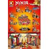 DUO LE PIN DLP9078 9078 non  XÁC NHẬN PHÒNG bộ đồ chơi xếp lắp ráp ghép mô hình The  Ninjago Movie Ninja Lốc Xoáy