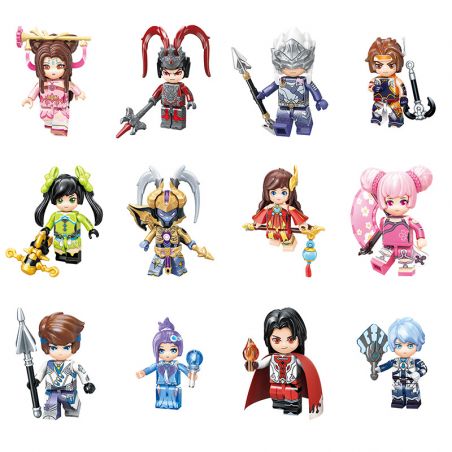 QMAN ENLIGHTEN KEEPPLEY 78001 non  HONOR OF KINGS MÔ HÌNH CỔ ĐIỂN HỘP MÙ NHỎ BA ĐIỂM bộ đồ chơi xếp lắp ráp ghép mô hình Movie & Game Phim Và Trò Chơi