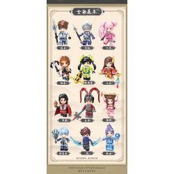 QMAN ENLIGHTEN KEEPPLEY 78001 non  HONOR OF KINGS MÔ HÌNH CỔ ĐIỂN HỘP MÙ NHỎ BA ĐIỂM bộ đồ chơi xếp lắp ráp ghép mô hình Movie & Game Phim Và Trò Chơi