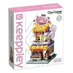 KEEPPLEY K28001 28001 non  CỬA HÀNG QUẠT CỔ ERYA bộ đồ chơi xếp lắp ráp ghép mô hình CITY CORNER