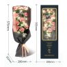 SEMBO 601216 non  HỘP QUÀ TẶNG HOA bộ đồ chơi xếp lắp ráp ghép mô hình Flowers 1661 khối