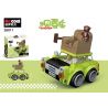 Decool 26011 Jisi 26011 non  MR BEAN bộ đồ chơi xếp lắp ráp ghép mô hình Mini Racing Pacemaker Đua Xe Mini 124 khối