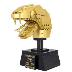 COGO 12404 non  CUNG HOÀNG ĐẠO ĐẦU ĐỒNG bộ đồ chơi xếp lắp ráp ghép mô hình 319 khối