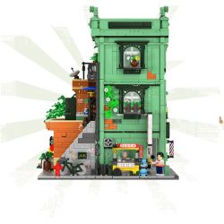 PRCK 63098 non  CƠ SỞ QUỸ ĐẠO bộ đồ chơi xếp lắp ráp ghép mô hình Minecraft MY WORLD Game Xây Dựng 512 khối