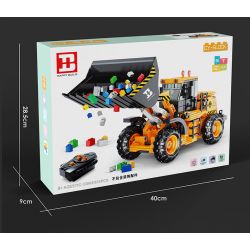 HAPPY BUILD SHINEYU XINYU YC-33002 33002 YC33002 non  CHIẾC XE ỦI bộ đồ chơi xếp lắp ráp ghép mô hình  BULLDOZER Kỹ Thuật Công Nghệ Cao Mô Hình Phương Tiện 653 khối