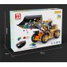 HAPPY BUILD SHINEYU XINYU YC-33002 33002 YC33002 non  CHIẾC XE ỦI bộ đồ chơi xếp lắp ráp ghép mô hình  BULLDOZER Kỹ Thuật Công Nghệ Cao Mô Hình Phương Tiện 653 khối