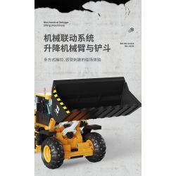 HAPPY BUILD SHINEYU XINYU YC-33002 33002 YC33002 non  CHIẾC XE ỦI bộ đồ chơi xếp lắp ráp ghép mô hình  BULLDOZER Kỹ Thuật Công Nghệ Cao Mô Hình Phương Tiện 653 khối
