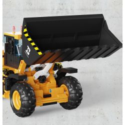 HAPPY BUILD SHINEYU XINYU YC-33002 33002 YC33002 non  CHIẾC XE ỦI bộ đồ chơi xếp lắp ráp ghép mô hình  BULLDOZER Kỹ Thuật Công Nghệ Cao Mô Hình Phương Tiện 653 khối
