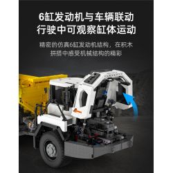CADA DOUBLEE C61054 61054 non  XE BEN XÂY DỰNG CÓ KHỚP NỐI 1:17 tỷ lệ 1:17 bộ đồ chơi xếp lắp ráp ghép mô hình  ARTICULATED DUMP TRUCK Kỹ Thuật Công Nghệ Cao Mô Hình Phương Tiện 3067 khối