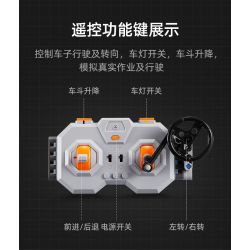 CADA DOUBLEE C61054 61054 non  XE BEN XÂY DỰNG CÓ KHỚP NỐI 1:17 tỷ lệ 1:17 bộ đồ chơi xếp lắp ráp ghép mô hình  ARTICULATED DUMP TRUCK Kỹ Thuật Công Nghệ Cao Mô Hình Phương Tiện 3067 khối