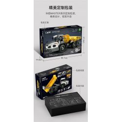 CADA DOUBLEE C61054 61054 non  XE BEN XÂY DỰNG CÓ KHỚP NỐI 1:17 tỷ lệ 1:17 bộ đồ chơi xếp lắp ráp ghép mô hình  ARTICULATED DUMP TRUCK Kỹ Thuật Công Nghệ Cao Mô Hình Phương Tiện 3067 khối
