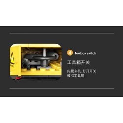 HAPPY BUILD SHINEYU XINYU YC-33001 33001 YC33001 non  MÁY XÚC bộ đồ chơi xếp lắp ráp ghép mô hình  Kỹ Thuật Công Nghệ Cao Mô Hình Phương Tiện 686 khối