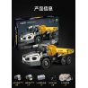 CADA DOUBLEE C61054 61054 non  XE BEN XÂY DỰNG CÓ KHỚP NỐI 1:17 tỷ lệ 1:17 bộ đồ chơi xếp lắp ráp ghép mô hình  ARTICULATED DUMP TRUCK Kỹ Thuật Công Nghệ Cao Mô Hình Phương Tiện 3067 khối