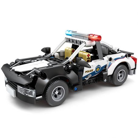 Kazi KY1089 1089 non  XE CẢNH SÁT TUẦN TRA COUPE KÉO bộ đồ chơi xếp lắp ráp ghép mô hình  Kỹ Thuật Công Nghệ Cao Mô Hình Phương Tiện 265 khối