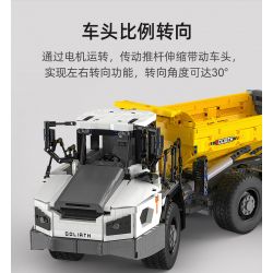 CADA DOUBLEE C61054 61054 non  XE BEN XÂY DỰNG CÓ KHỚP NỐI 1:17 tỷ lệ 1:17 bộ đồ chơi xếp lắp ráp ghép mô hình  ARTICULATED DUMP TRUCK Kỹ Thuật Công Nghệ Cao Mô Hình Phương Tiện 3067 khối