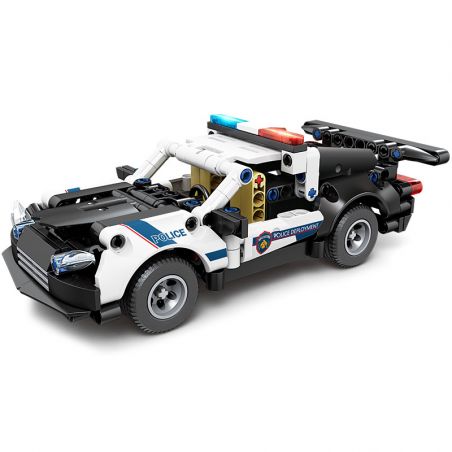 Kazi KY1088 1088 non  SIÊU XE ĐUỔI THEO CẢNH SÁT VÀ KÉO LÙI bộ đồ chơi xếp lắp ráp ghép mô hình  Kỹ Thuật Công Nghệ Cao Mô Hình Phương Tiện 283 khối