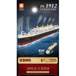 FORANGE FC6005 6005 non  ĐÀI TƯỞNG NIỆM TÀU ?​DU LỊCH KHỔNG LỒ BỊ CHÌM bộ đồ chơi xếp lắp ráp ghép mô hình Creator Expert Chuyên Gia Sáng Tạo 2022 khối