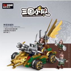 Decool 20605 Jisi 20605 non  SHENLONG SIEGE. bộ đồ chơi xếp lắp ráp ghép mô hình Three Kingdoms DRAGON SIEGE VEHICLES Tam Quốc Diễn Nghĩa 365 khối