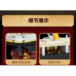 FORANGE FC6005 6005 non  ĐÀI TƯỞNG NIỆM TÀU ?​DU LỊCH KHỔNG LỒ BỊ CHÌM bộ đồ chơi xếp lắp ráp ghép mô hình Creator Expert Chuyên Gia Sáng Tạo 2022 khối