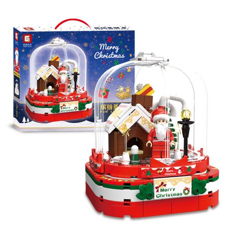 TREE HEIGHT JXL803 non  GIÁNG SINH ĐẦY MÀU SẮC bộ đồ chơi xếp lắp ráp ghép mô hình Christmas FUN CHRISTMAS 324 khối