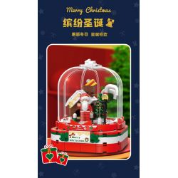 TREE HEIGHT JXL803 non  GIÁNG SINH ĐẦY MÀU SẮC bộ đồ chơi xếp lắp ráp ghép mô hình Christmas FUN CHRISTMAS 324 khối