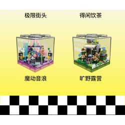 X AREA-X AX0087 0087 non  CẮM TRẠI HOANG DÃ bộ đồ chơi xếp lắp ráp ghép mô hình X-BOX 2.0 LET'S GO CAMPING NOW