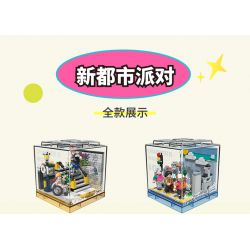 X AREA-X AX0087 0087 non  CẮM TRẠI HOANG DÃ bộ đồ chơi xếp lắp ráp ghép mô hình X-BOX 2.0 LET'S GO CAMPING NOW