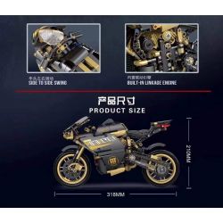 Decool 33011 Jisi 33011 non  THEO DÕI CƠN LỐC bộ đồ chơi xếp lắp ráp ghép mô hình  MECFACTOR Kỹ Thuật Công Nghệ Cao Mô Hình Phương Tiện 832 khối